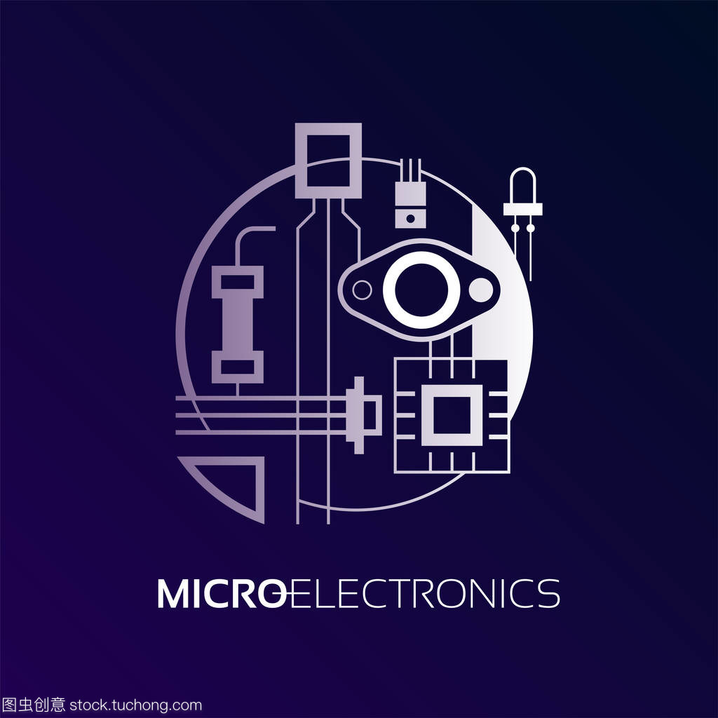 电子元器件 从基础标志到互联世界的设计象征